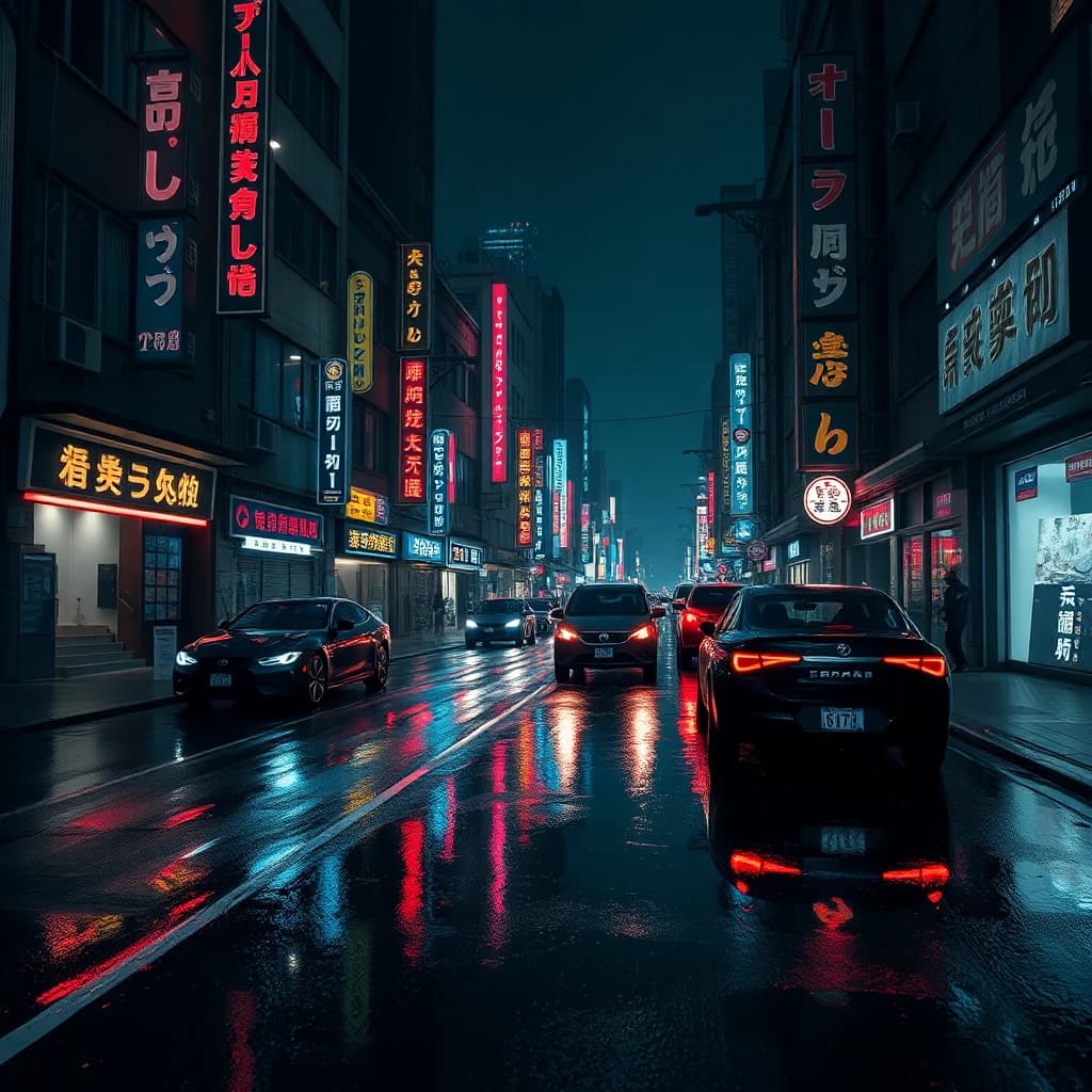 Cyberpunk AI Art created with LUNA AI art generator app