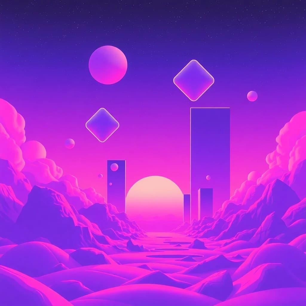 Album Cover Art created with LUNA AI art generator